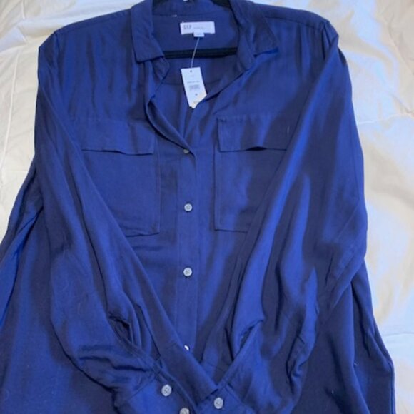 NWT GAP BOYFRIEND FIT TUNIC TOP - Picture 1 of 4
